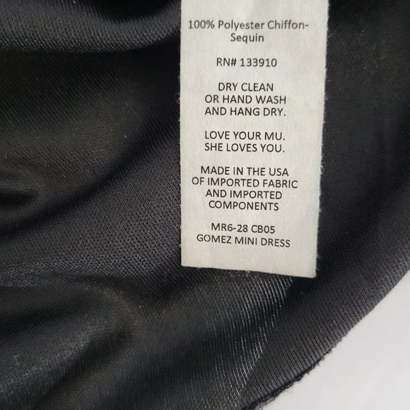 SHOW ME YOUR MUMU gomez  sequin mini dress silver Sz XS - Picture 9 of 9